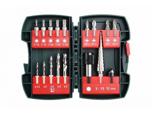 md_5f55fbf78581d Сет битови и сврдли асортимански 17 Pcs SP - Image 1