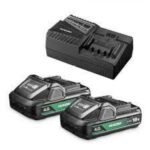 HiKOKI Сет две 18V 4Ah батерии и полнач